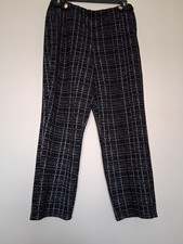 Ladies Black/White Dress Pants