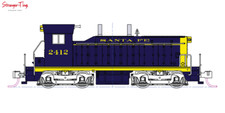 KATO EMD NW2 Switcher AT&SF