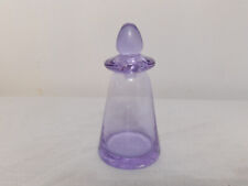 Vintage Perfume Bottle Empty Purple Hue Art Glass Perfume Bottle Storage Bottle