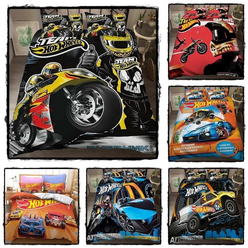 Hot wheels bedding set - wheels,