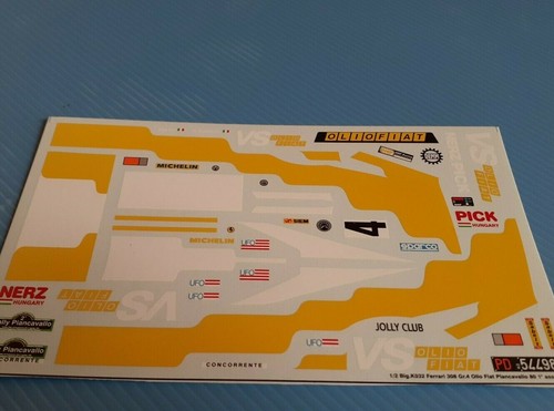 Decal ferrari 308 gr - ferrari,