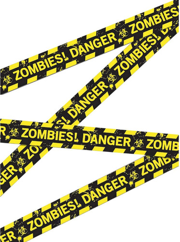 Zombie infection zone tape - zombie,
