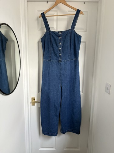 Women new look blue denim - new,