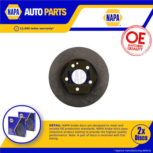 Brake discs pair - pair, fits