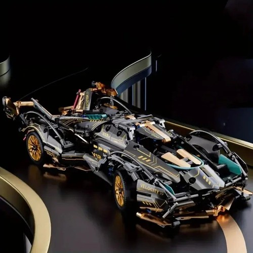 1690pcs green racing car - 1690pcs,