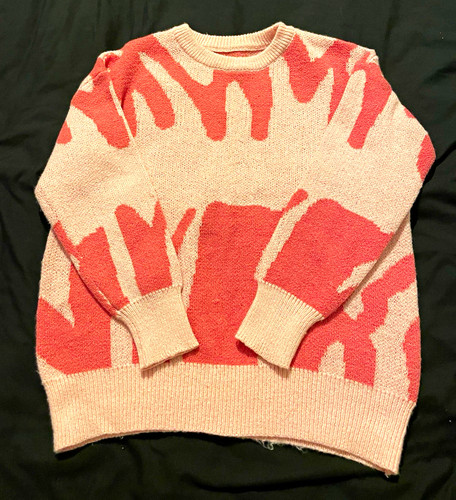 Men abstract knit crew - men's,