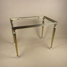 Vintage brass table legs mid - table,