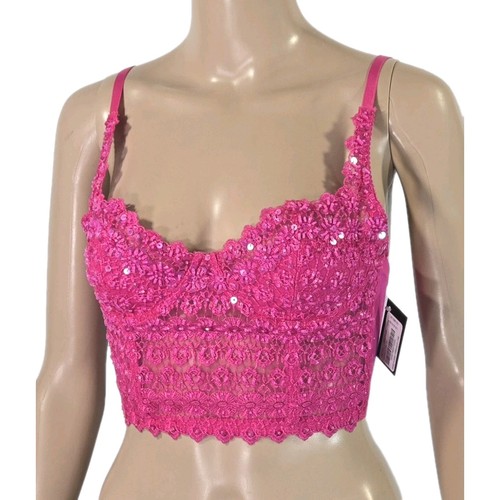 Bebe got pink - got, beaded