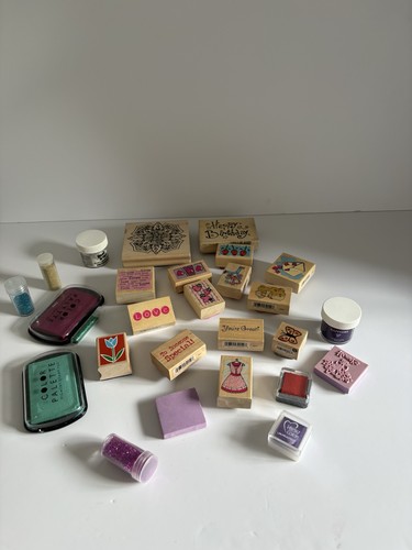 Large rubber stamp - stamp, bundle