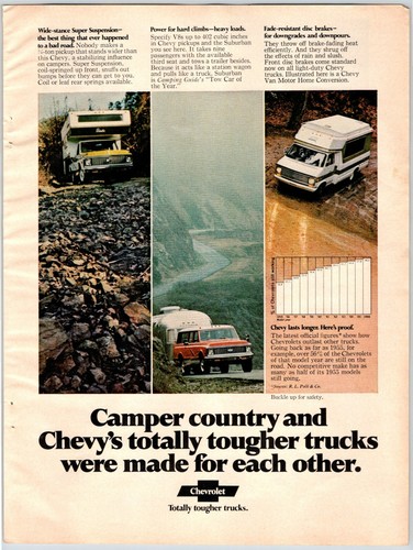 Chevrolet campers vintage - chevrolet,