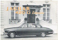 JAGUAR 420G LIMOUSINE ORIGINAL 1966 FACTORY UK SALES BROCHURE
