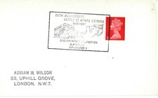 Cover Hand-stamped 25th Anniversary Battle Monte Cassino Exhibition 16 May 1969