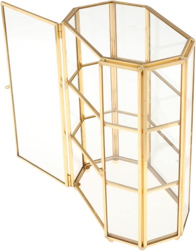 Magideal golden vintage glass - golden,