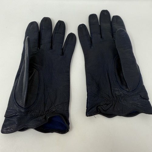 Vtg kid leather gloves - leather,