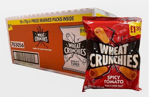 Wheat crunchies crisps spicy - crisps,