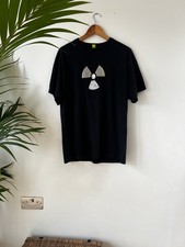 Cyberdog | Vintage Mens Biohazard UV Reactive T-Shirt | Size M Medium 90s Y2K