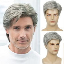 Natural Old Men's Wig