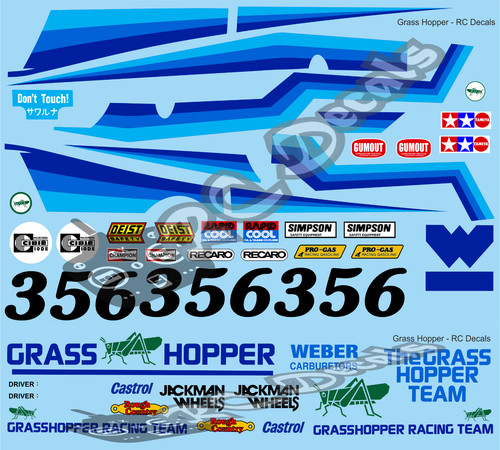 Vintage grasshopper blue - vintage,