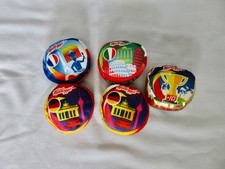 Kelloggs World Cup Hacky Sack Bean Bags x 5 Gold Collector, Italy, France,German
