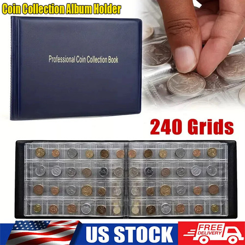 240 coin collection - 240, book