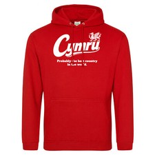 Funny Cymru Hoodie For Men