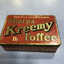 Sharps Kreemy Toffee Vintage Tin 