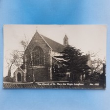 Loughton Postcard 1958 Real Photo St Mary The Virgin Parish Church Essex