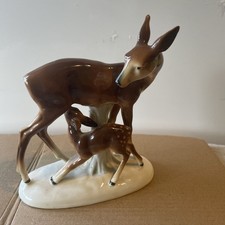 Vintage Porcelain Deer with