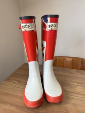 Rare Joules 25th Brit Awards Brits 25 Show Union Jack Wellies Wellington Boots