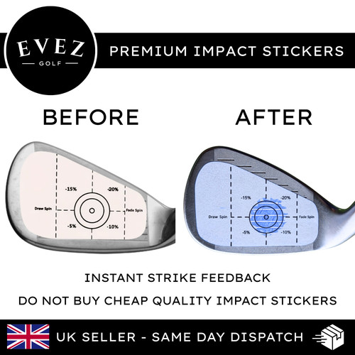 Golf impact stickers - impact, pack)