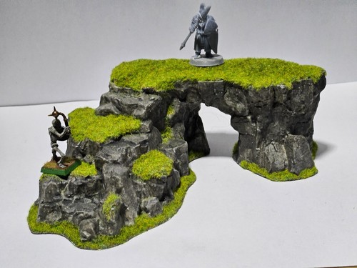 Rocky stepped hill rocky arch