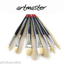 Artmaster Professional Quality Oil Painting Brushes Filbert Sizes