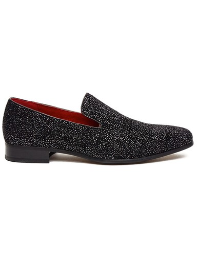 Men black faux suede leather - men,