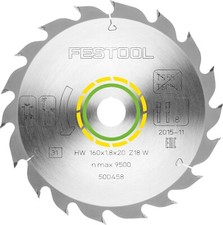 Festool 160mm 18 Tooth Wood