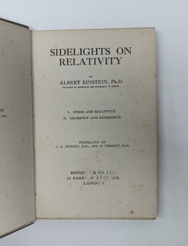 Sidelights relativity by - sidelights,