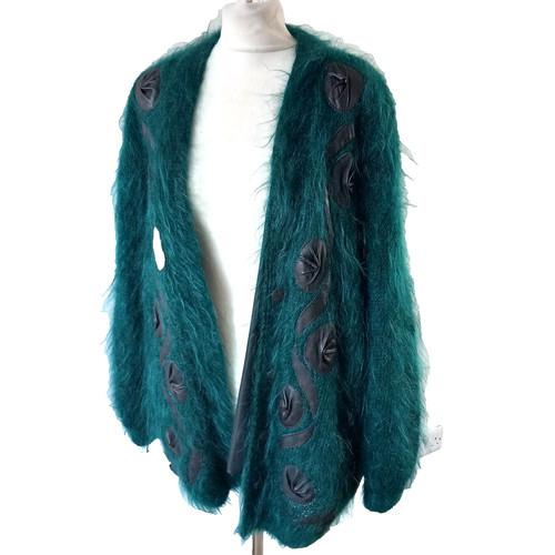 80s vintage mohair green - vintage,