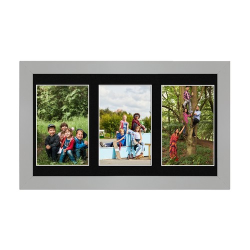 Modern silver multi aperture - modern,