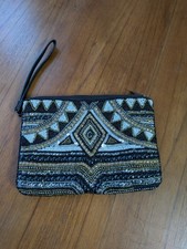 Atmosphere Beaded Clutch Bag