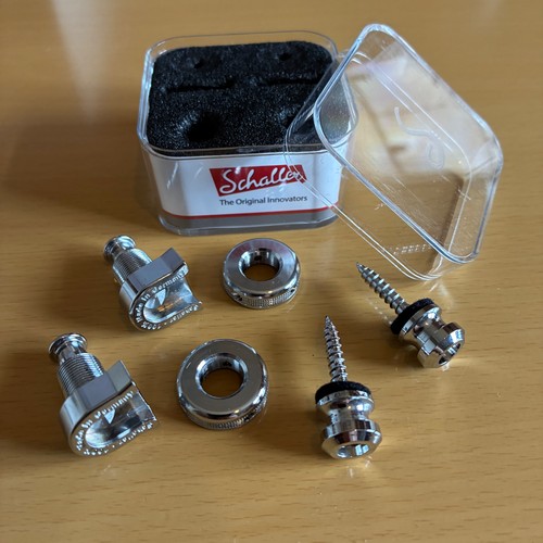 Schaller strap locks chrome - schaller,