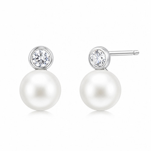 925 sterling silver - silver, pearl