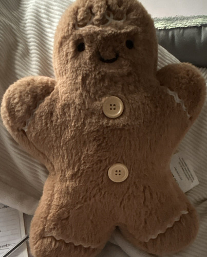 Gingerbread man plush soft toy - plush,