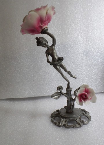 Vintage pewter figurine - pewter, with
