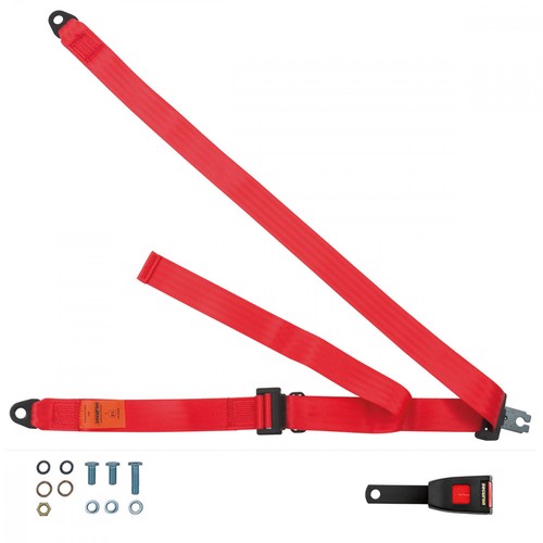 Front static seat belt for - front,