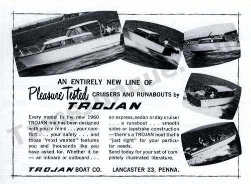 1960 trojan cruisers - 1960, runabouts