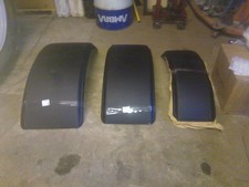 Pair of front fender mats to
