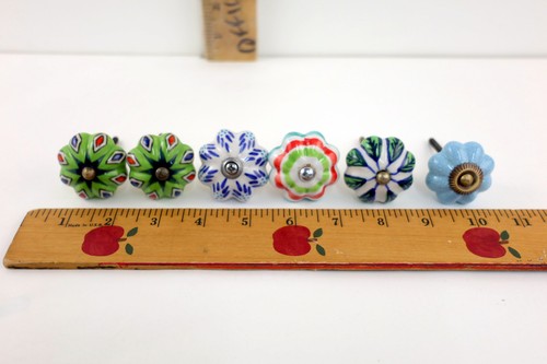 Lot hand painted ceramic - of,