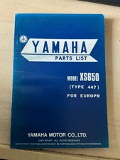 GENUINE YAMAHA U.K XS 650
