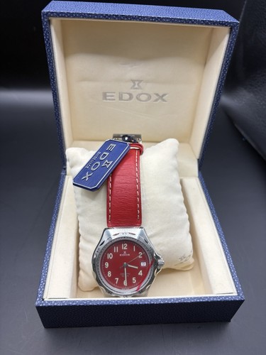 Edox delfin red dial - edox, 20