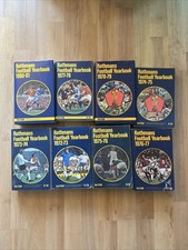 Rothmans Football Yearbooks - 1972 to 1981  8 book