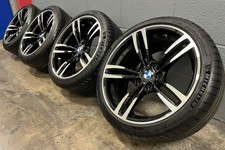 GENUINE BMW 19" F8X F3X M2 M3 M4 437M ALLOY WHEELS & MICHELIN TYRES SET + TPMS